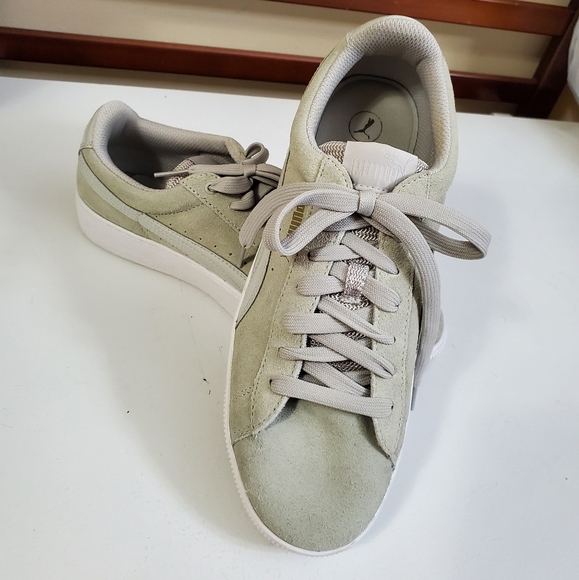 Puma Sneakers Grey Suede - Picture 1 of 6